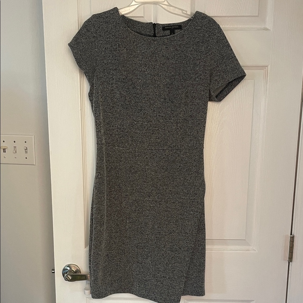 Banana republic Gray Short Sleeve Dress